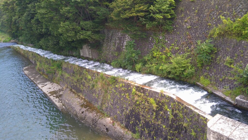 綾戸ダムの魚道