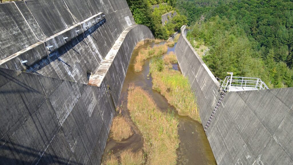 南相木ダムの洪水吐