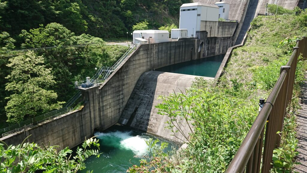 浦山ダムの減勢工
