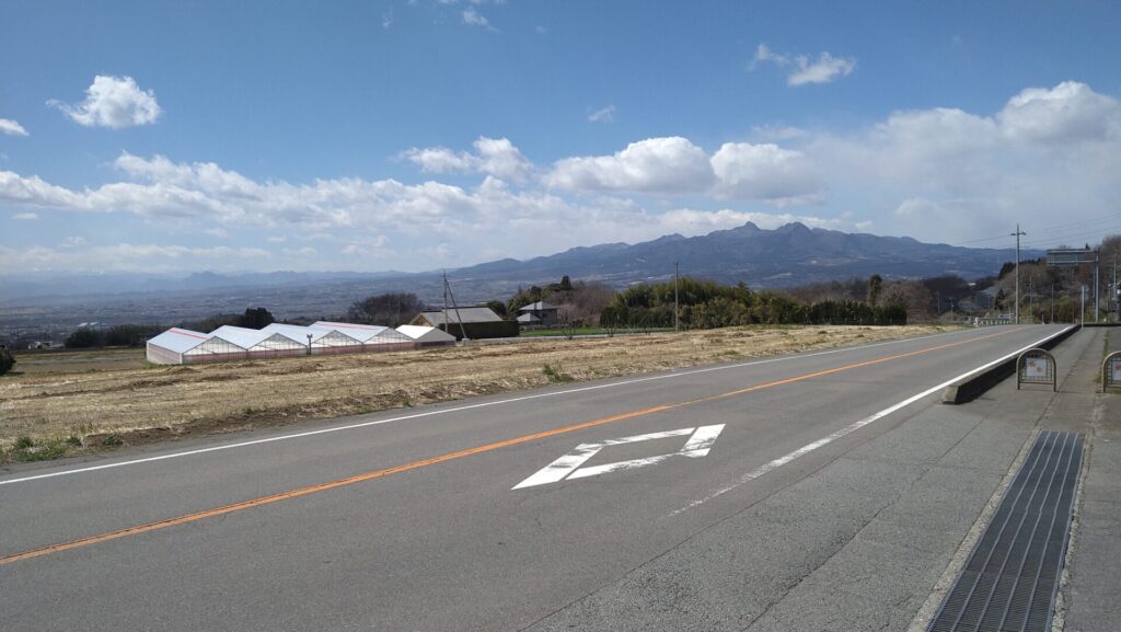 榛名山の風景