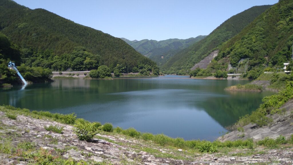 名栗湖の風景