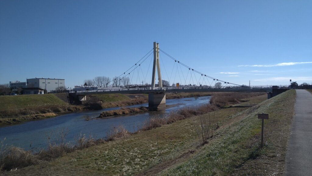 権現堂調節池の橋