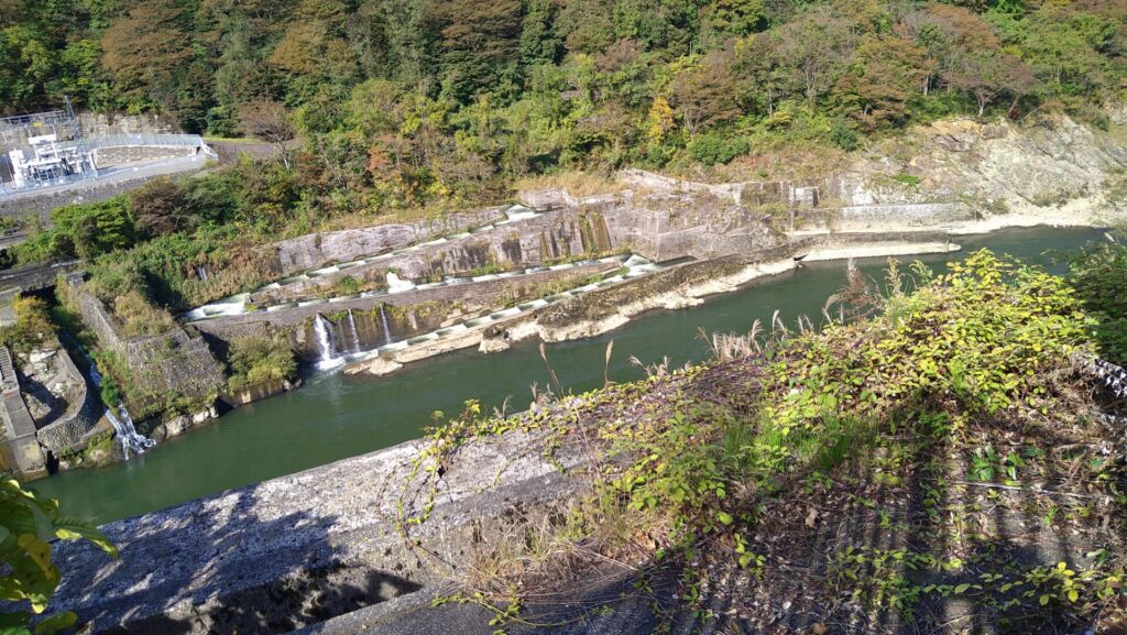 豊実ダムの魚道