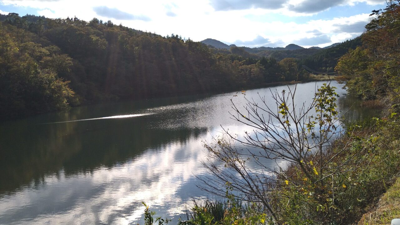 小玉川第二発電所ダムのダム湖