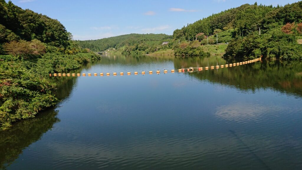 こまち湖の風景