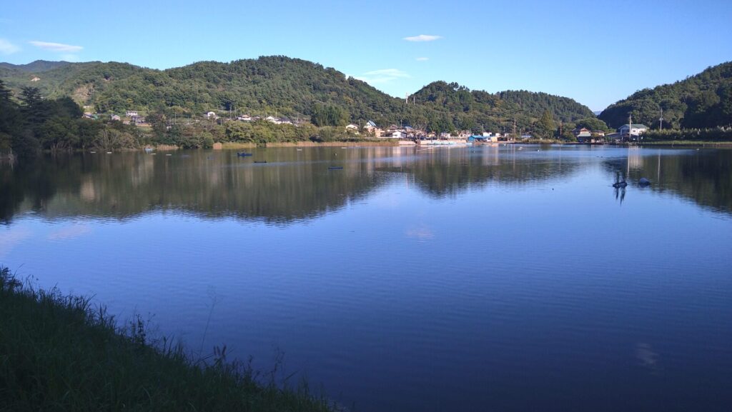 千代田湖の風景