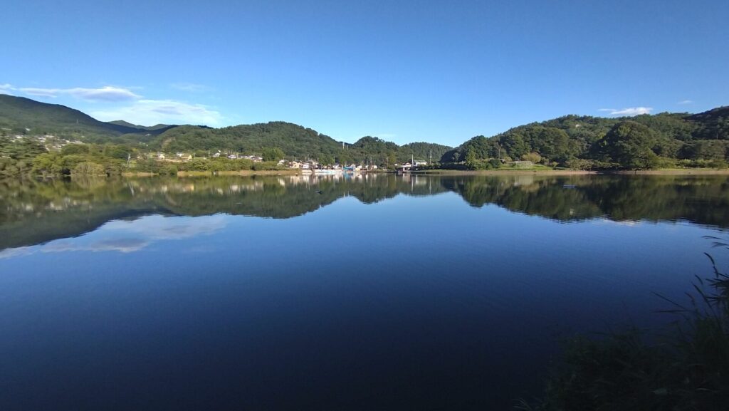 千代田湖の風景