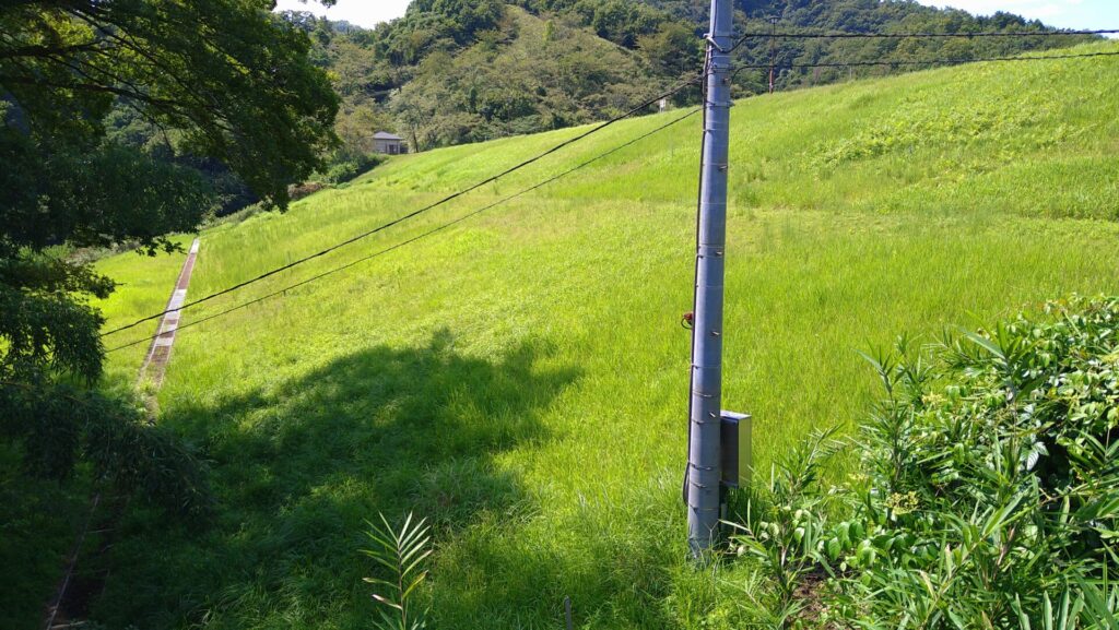 大野ダムの下流側