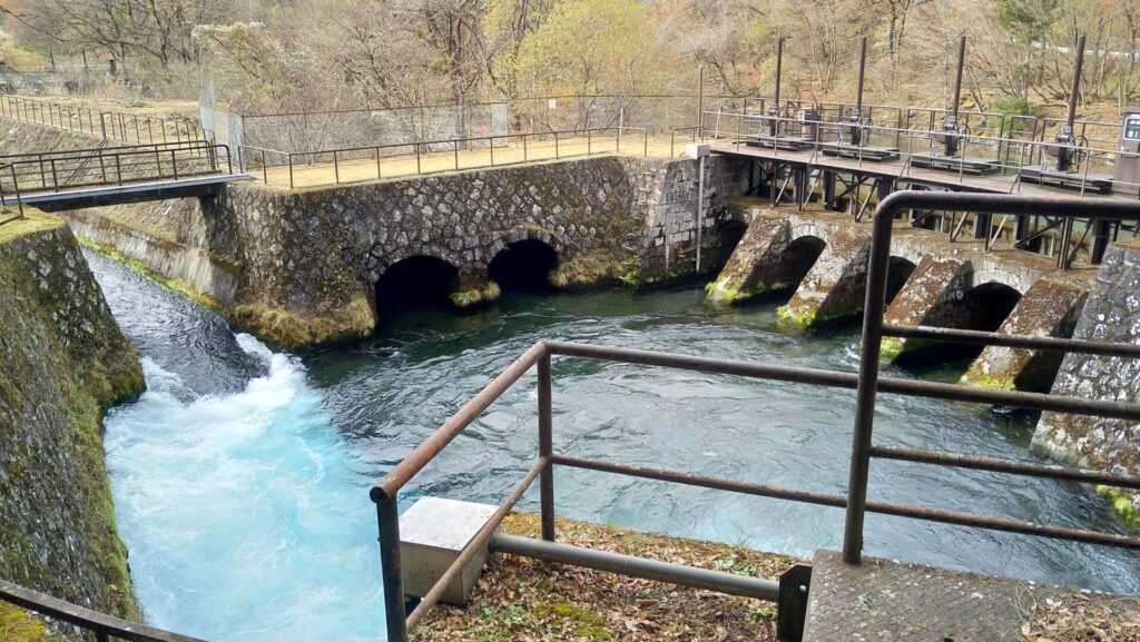 大谷川ダムの取水庭