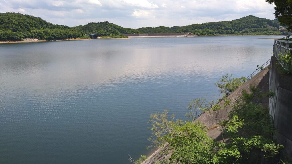 七ツ森湖の風景