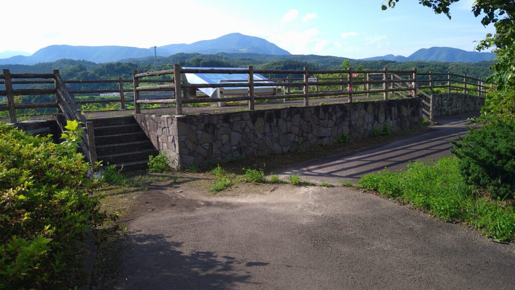 七北田ダム湖畔公園の展望台