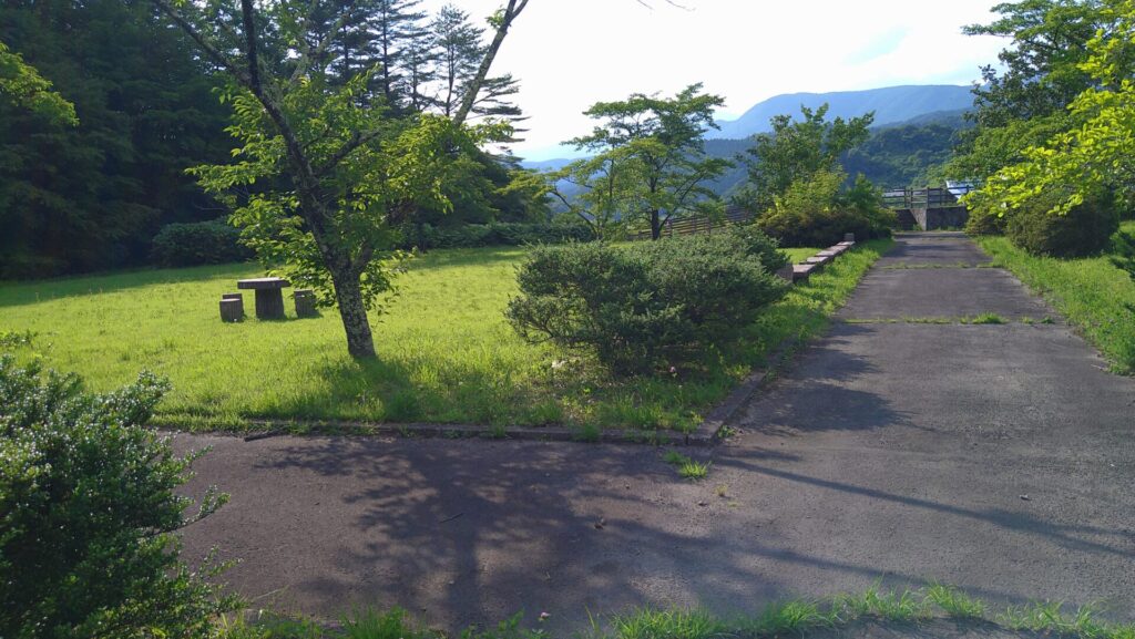 七北田ダム湖畔公園の風景