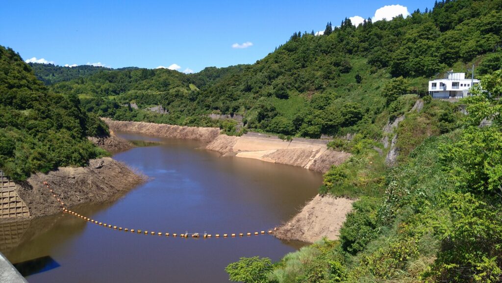 折中湖の風景