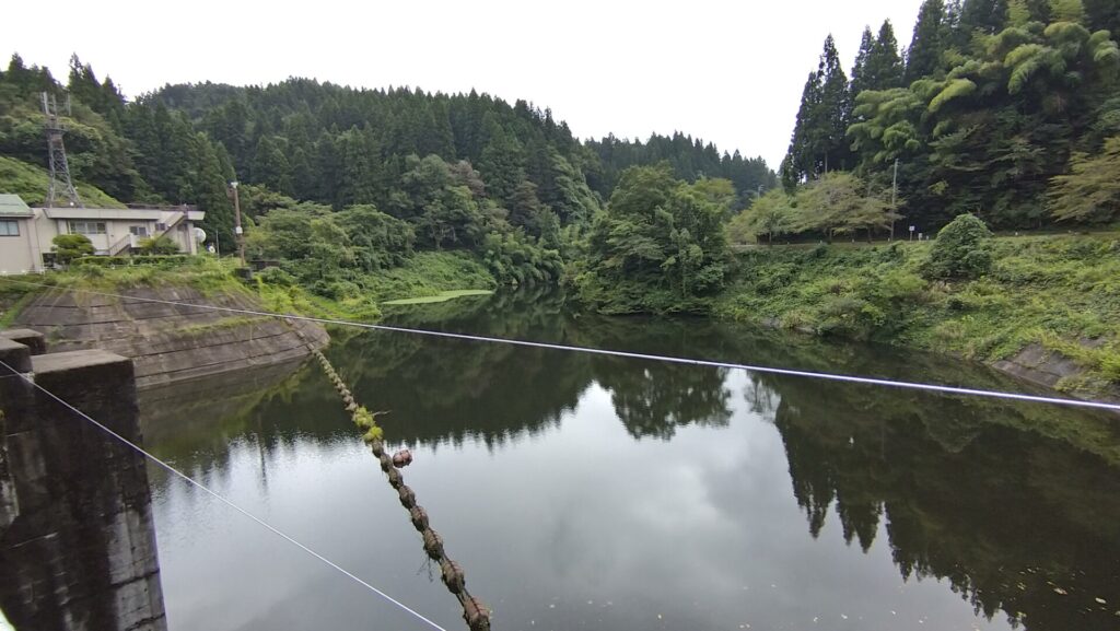 下条川ダムのダム湖