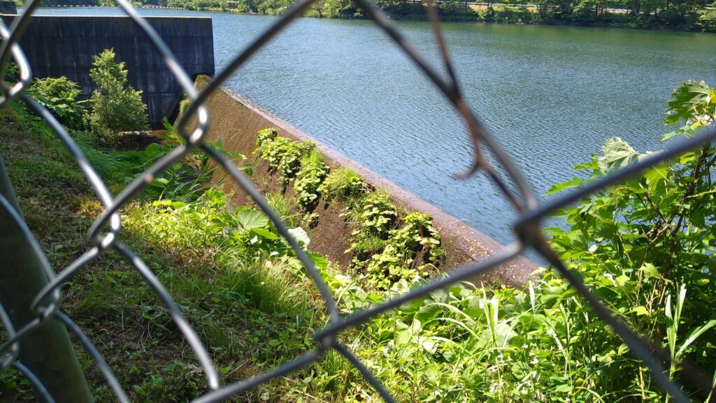 川内ダムの旧洪水吐