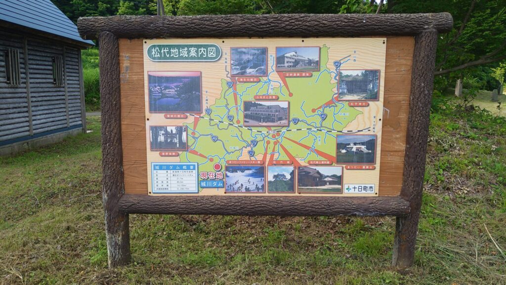 松代地域案内図