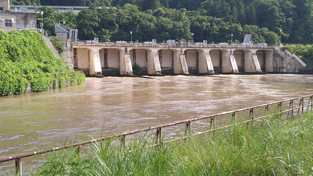 西大滝ダムの取水口