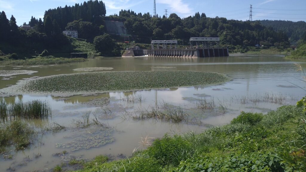 浅河原調整池のダム湖