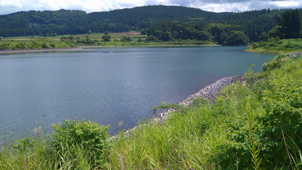 城原ダムのダム湖