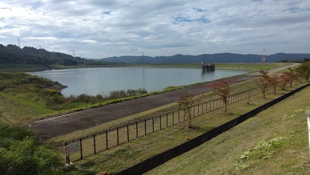 山本第二調整池の風景