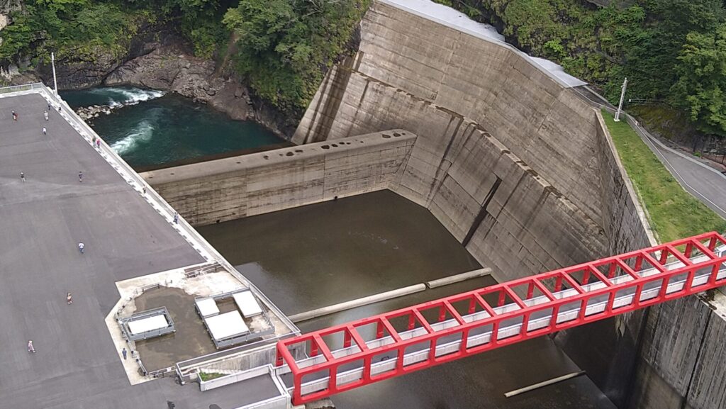 八ッ場ダムのダム下