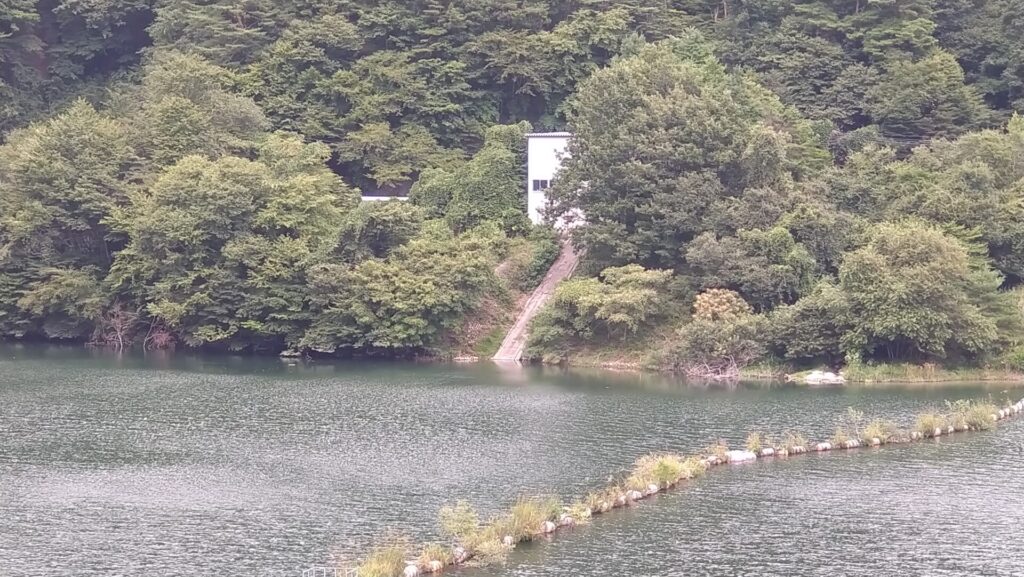 片桐ダムの取水設備