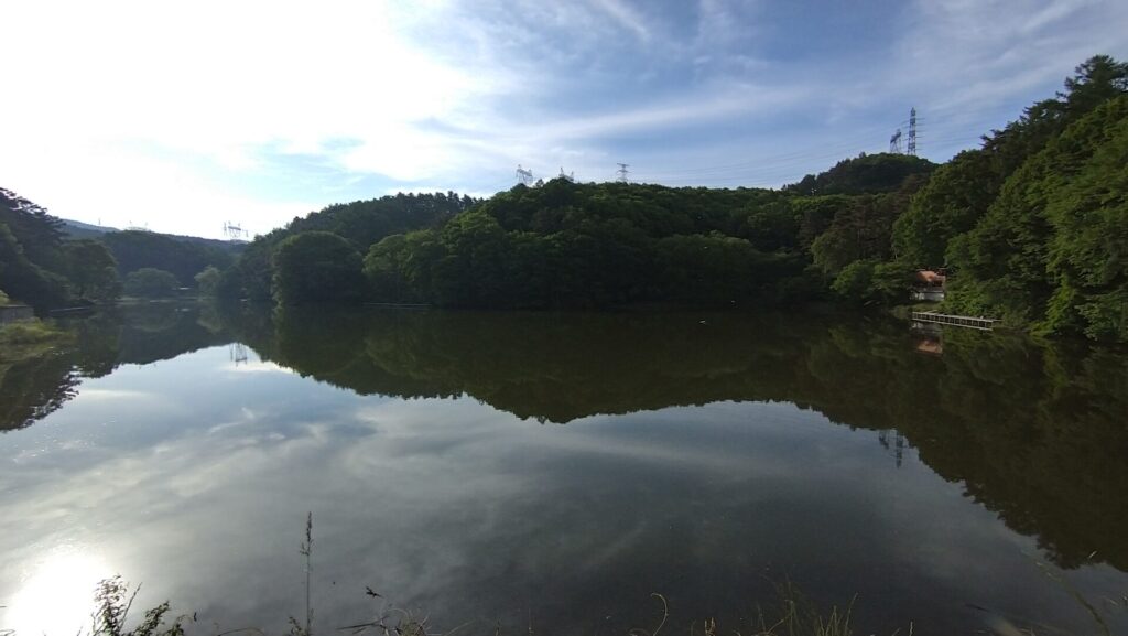 みどり湖の風景