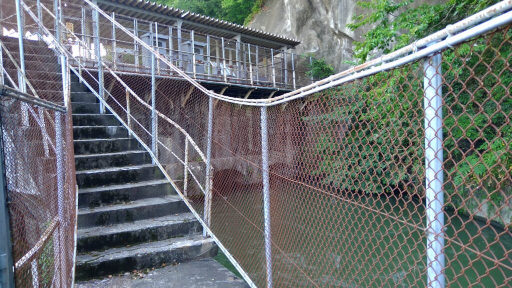 大久保ダムの取水口