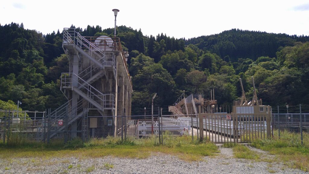 笹平ダムの風景