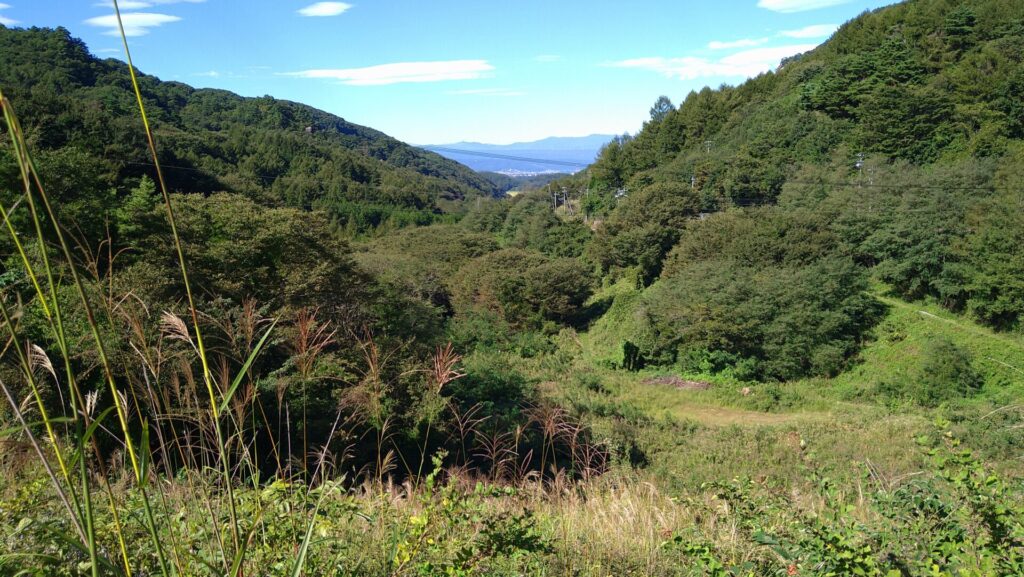 香坂ダムのダム下