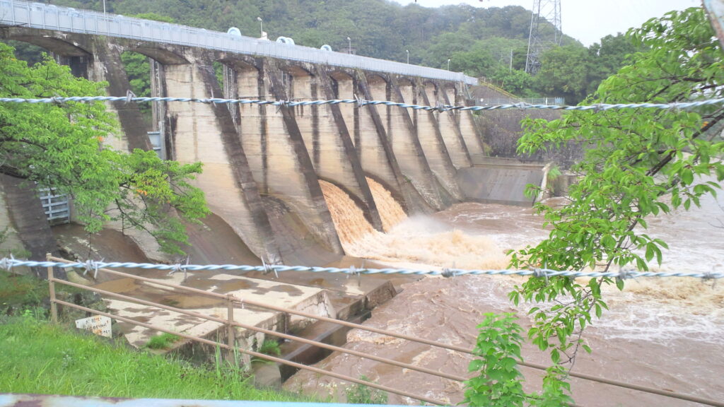 改修前の西浦ダム