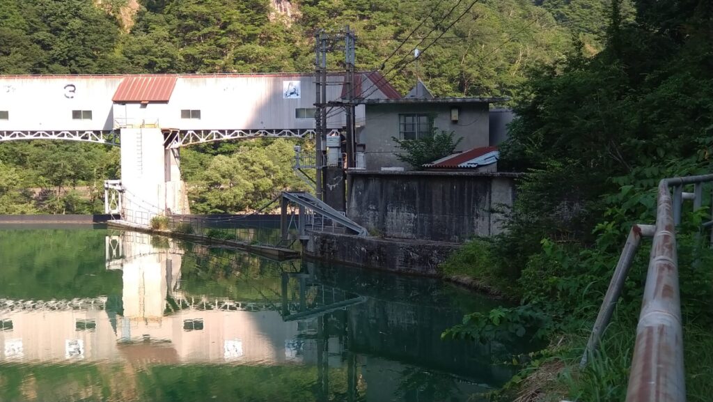 姫川第三ダムの取水口