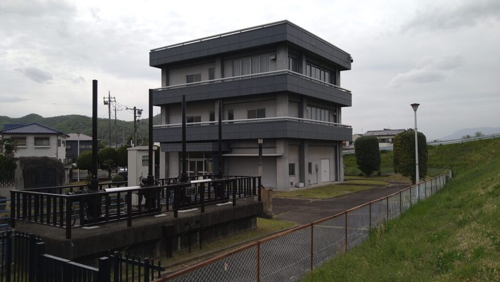 太田頭首工の管理所