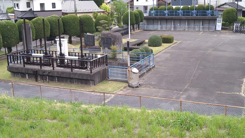 太田頭首工の水路