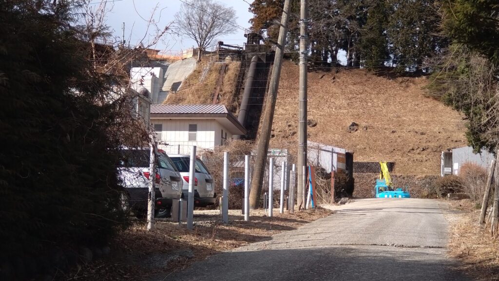所野第一発電所の風景