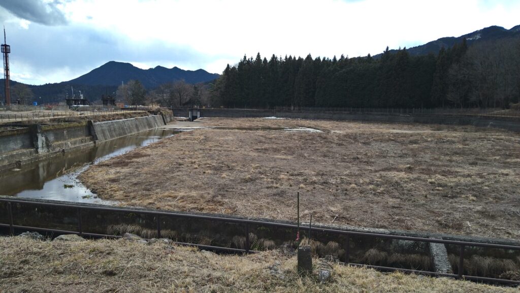 所野調整池の風景