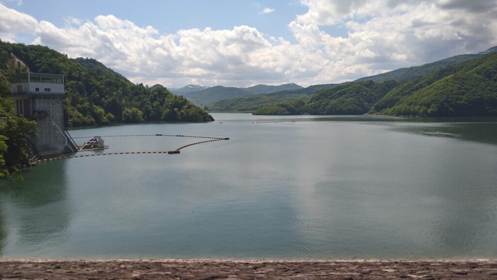 奥州湖の風景