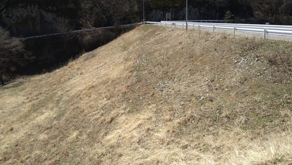 左岸の下流側から見た沢山池