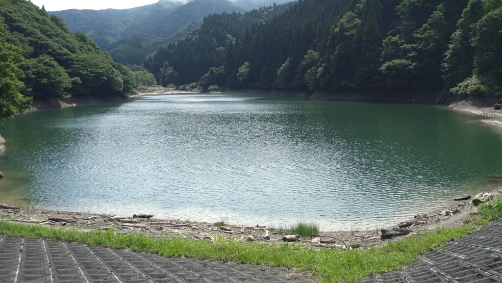 小以良川ダムのダム湖