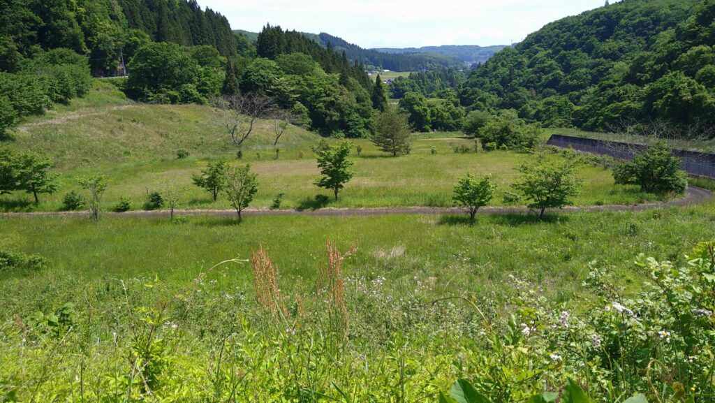 衣川3号ダムのダム下
