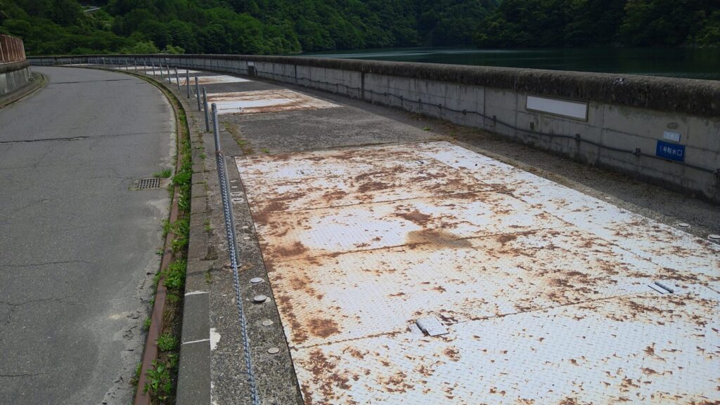 水殿ダムの取水口