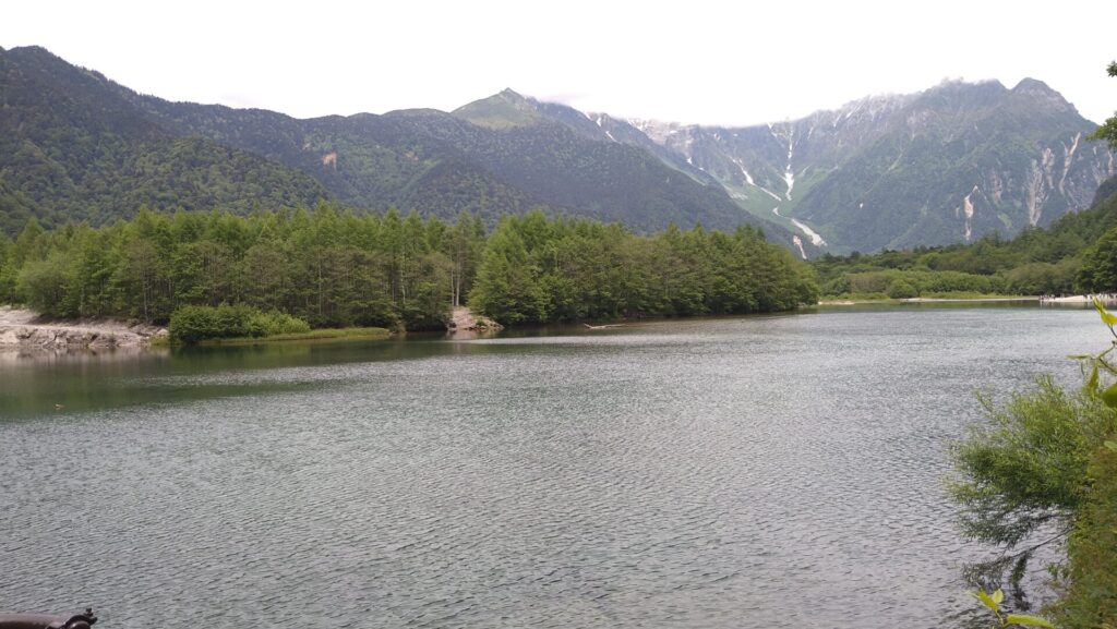 大正池の風景