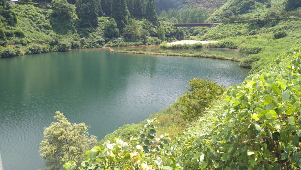 布施のみどり湖の風景