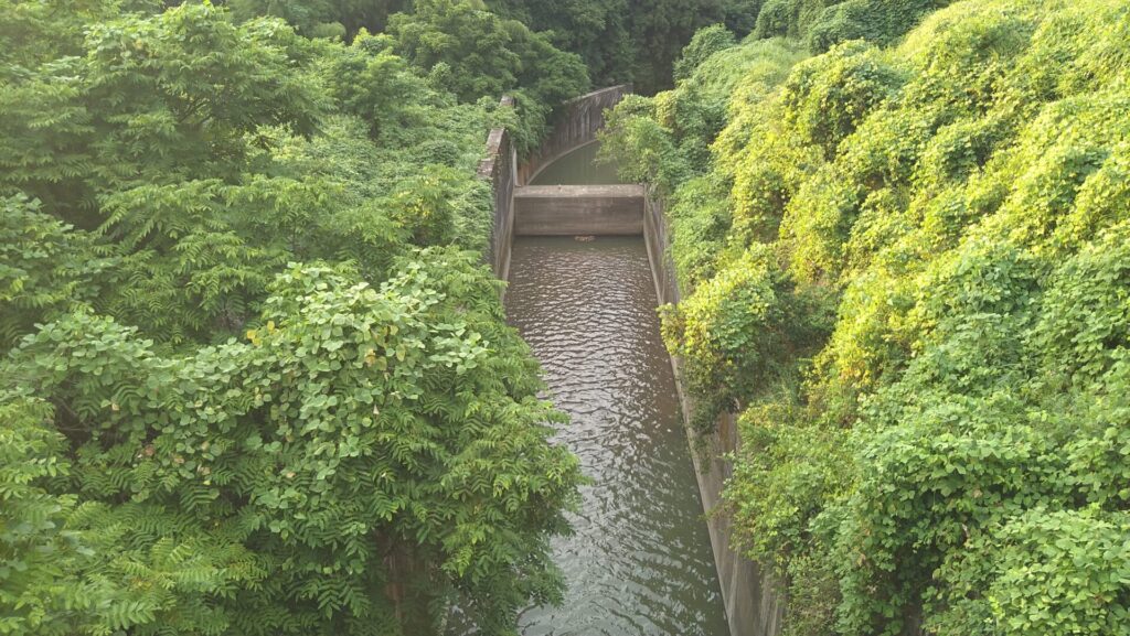 白岩川ダムの減勢工